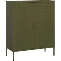 vidaXL Opbergkast 80x35x101,5 cm staal olijfgroen
