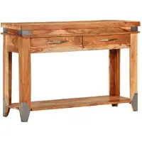 vidaXL Wandtafel 110x34x74 cm massief acaciahout