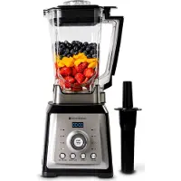 Kitchenbrothers - Power Blender - 2000W - 2L - 8 standen/4 snelheden - Roestvrij staal