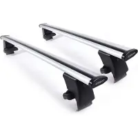 Farad Dakdragers geschikt voor de Ford Fiesta 2008 t/m 2017 3d glad dak - Aluminium - Hoog laadvermogen 100kg - Wingbar - Zilver - Merk