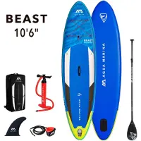 Aqua Marina BEAST 2021 | Stand Up Paddle Board - Fitness Blauw