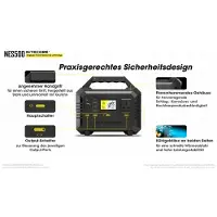 Nitecore NES500 Powerstation - 518Wh (144.000mAh)