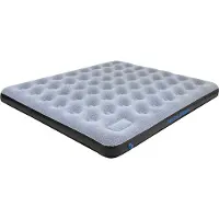 High Peak King Comfort Plus Luchtbed met ingebouwde pomo - Grijs-Blauw - 200x185x20cm - 2 persoons