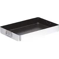 HorecaTraders Braadslede | Anti-aanbak | Aluminium | 10.8 L | 2.15 kg | 35 x 50 x 7 cm