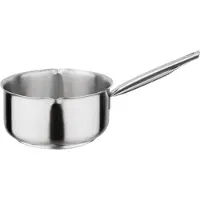 HorecaTraders Steelpan | RVS | 1.5 Liter | Ø16 cm | Gas, elektrisch, inductie, keramisch