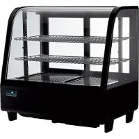 CaterCool Koelvitrine ZWART 100 Ltr, H68 x B45 x L68, 230V / 164W