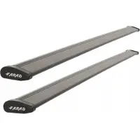 Farad Dakdragers geschikt voor de Renault Megane 4 vanaf 2016 glad dak - Aluminium - Hoog laadvermogen 100kg - Wingbar - Zwart - Merk