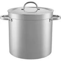 Pujadas Kookpan Hoog Ø40cm - - 50 Liter - Aluminium 720611 - Horeca & Professioneel