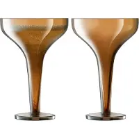 LSA International Champagneglas L.S.A. Epoque Glas Oranje 150 ml (2-Delig)