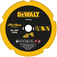 DeWalt DT20590-QZ DT20590-QZ Diamanten doorslijpschijf Diameter 76 mm Boordiameter 9.5 mm PVC 1 stuk(s)
