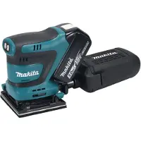 Makita DBO480RTJ Accu Handpalm Vlakschuurmachine | 18V | 2 x 5.0 Ah accu + snellader | In Mbox - DBO480RTJ