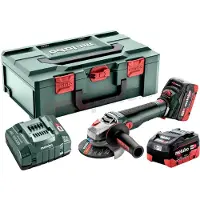 Metabo WVB 18 LT BL 11-125 613057660 Haakse accuslijper 125 mm Incl. lader, Incl. 2 accus 18 V 5.5 Ah