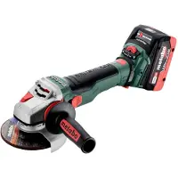 Metabo WVB 18 LTX BL 15-125 Quick accu haakse slijper 18 V 125 mm ( 601731660 ) borstelloos + 2x accu 5,5 Ah + lader + metaBOX