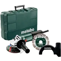 Metabo WEV 850-125 Set | (603611510) | Haakse slijper | 125mm | 850W 603611510