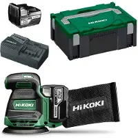 HiKOKI SV1813DA WPZ Accu Excenterschuurmachine | 18V | BL | 125MM | MV | 2 x 18V 5,0 Ah + lader | in HSC II SV1813DAWPZ