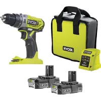 Ryobi Boormachine, Ryobi, 1350 rpm, Groen/Zwart