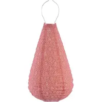 Lumiz solar lampion drop 28 - fan - oranje