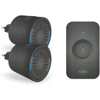 Elro DB2000 Draadloze Deurbel Set – met 2 Plug-In Ontvangers
