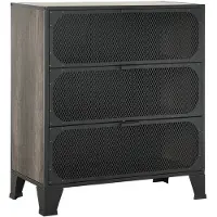vidaXL Opbergkast 72x36x82 cm metaal en MDF grijs