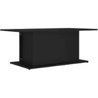 vidaXL Salontafel, zwart, 102x55,5x40 cm, houtvezel