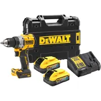DeWalt 18V boor-schroefmachine 90 Nm - - met 2 accu's 18V 5.0Ah - oplader - koffer - DCD800H2T-QW