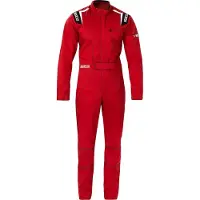 Sparco MS-4 - Monteursoverall Overall - Zwart/Grijs/Blauw/Rood
