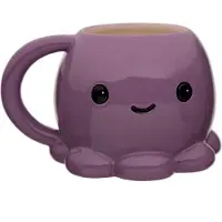 Puckator Kawaii Octopus mok paars - Cutiemals Ceramic Octopus Mug