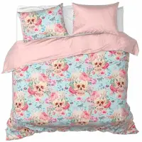 De Witte Lietaer Dekbedovertrek Mexicana Blush Satijn-260 x 200 / 220 / 240 cm | Extra Breed