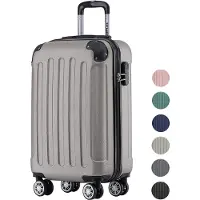 TRVLMORE Handbagage Koffer met Wielen - Cijferslot - 54x36x20cm - 38L - Champagne
