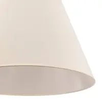 Duolla Kap Anna voor hanglamp ecru/structuur, crème / amber, Textiel / Stof / Zijde