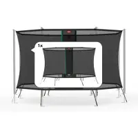 Berg Los veiligheidsnet voor comfort trampoline 330 cm - 4 poten(zonder palen)