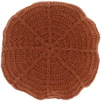 Unique living Kussen Dora Dia. 45 cm terra