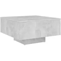 vidaXL Salontafel 60x60x31,5 cm bewerkt hout betongrijs