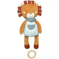 Sigikid Speelklok Leeuw Yellow blauw/ orange