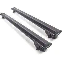 Farad Dakdragers geschikt voor de Audi A4 Avant 2016 t/m 2019 gesloten dakrailing - Aluminium - Hoog laadvermogen 100kg - Wingbar - Zwart - Merk