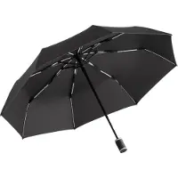 FARE Mini Style 5484 stormparaplu stormbestendige zakparaplu zwart wit