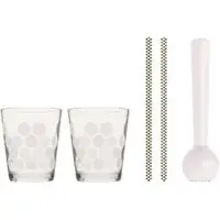 Zak!Designs DotDot Cocktailset - 2 Personen - Wit