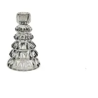 Housevitamin Kerstboom kandelaar - Smokey - 8.5x13.5cm