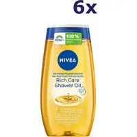 Nivea 6x Shower Oil 200ml