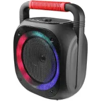 Fontastic - 261817 - Draadloze Partyluidspreker/Karaokeset - Mic & Led-Verlichting - FM-RADIO