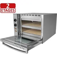 Caterchef Pizza oven Caterchef, 2x36 cm pizza's, 61x56x42(h)cm, 230V/3000W