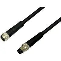 Bkl Electronic 2700040 Sensor/actuator verlengkabel M8 Aantal polen (sensoren): 4.5 Stekker (recht) op koppeling (recht) 2 m 1 stuk(s)