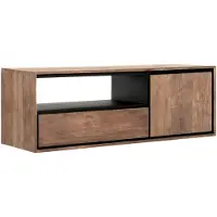 DTP Home Metropole hangend tv-meubel teakhout 115x40x60cm