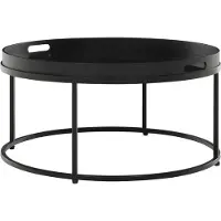 MUST Living Coffee table Golden Fiber large,37xØ75 cm