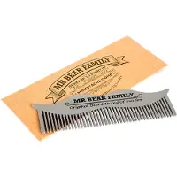 Mr Bear Family Kam Beard Care Moustache Comb 1Stuks | Voor Mannen