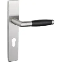 Lavuzo deurkruk Ascoli rvs met rechthoekig schild PC72