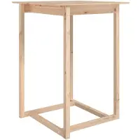 vidaXL Bartafel 80x80x110 cm massief grenenhout