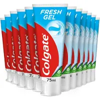 Colgate Blue Fresh Gel Tandpasta - 12 x 75ml - Frisse Adem - Voordeelverpakking