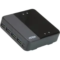 Aten US434 - commutateur de partage des périphériques USB - 4 ports