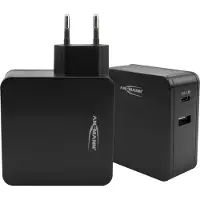 Ansmann Home Charger 247PD USB-oplader 45 W 1x USB-A, 1x USB-C USB PD Zwart Binnen